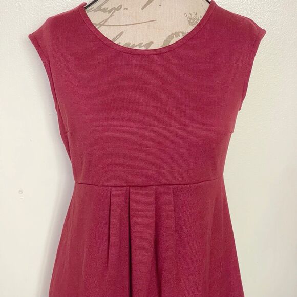Old Navy Womens Dress Maternity  Size XS  Sleeveless Textured Pleated Knit Short - Picture 4 of 10